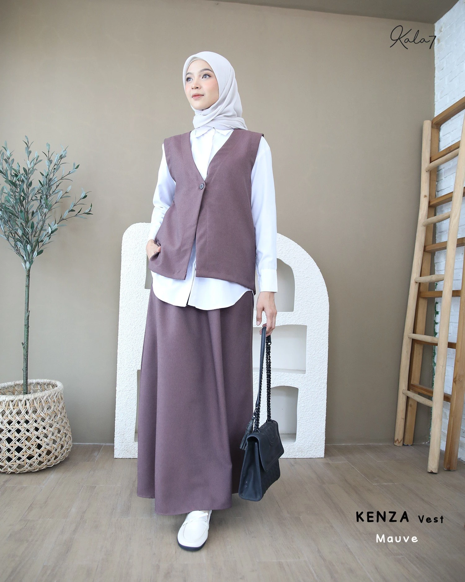 Zizara - Kenza Vest Mauve thumb 2