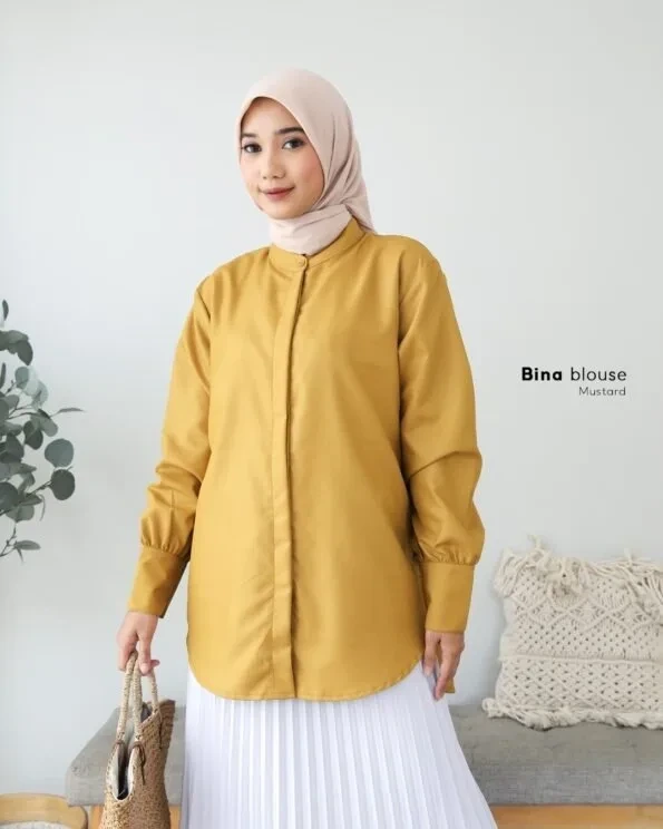 Zizara - Bina Blouse Mustard