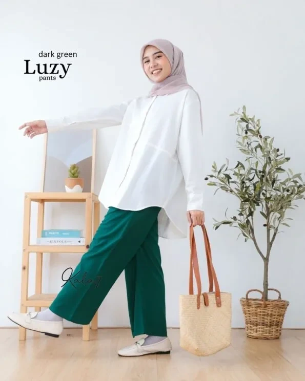 Zizara - Luzy Pants Dark Green