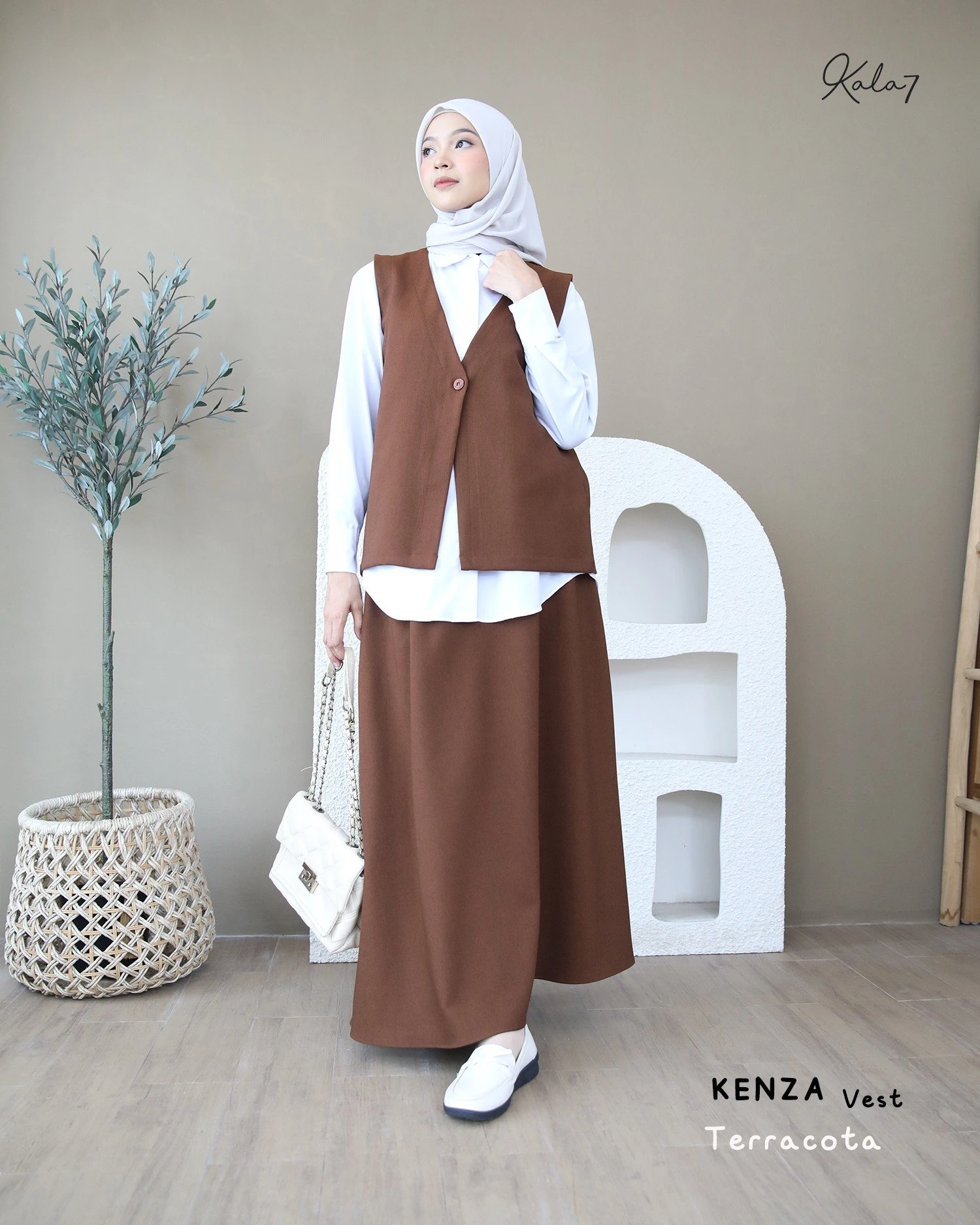 Zizara - Kenza Vest Terracota thumb 2