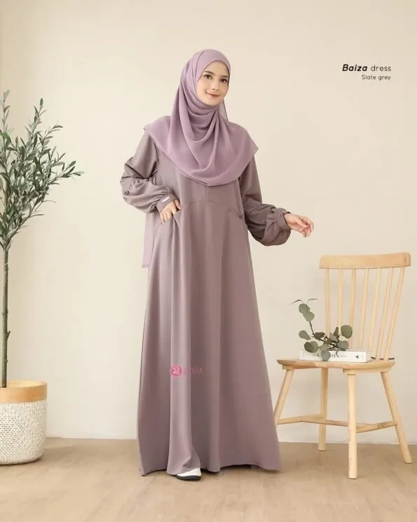 Zizara - Dress Baiza Slate Grey