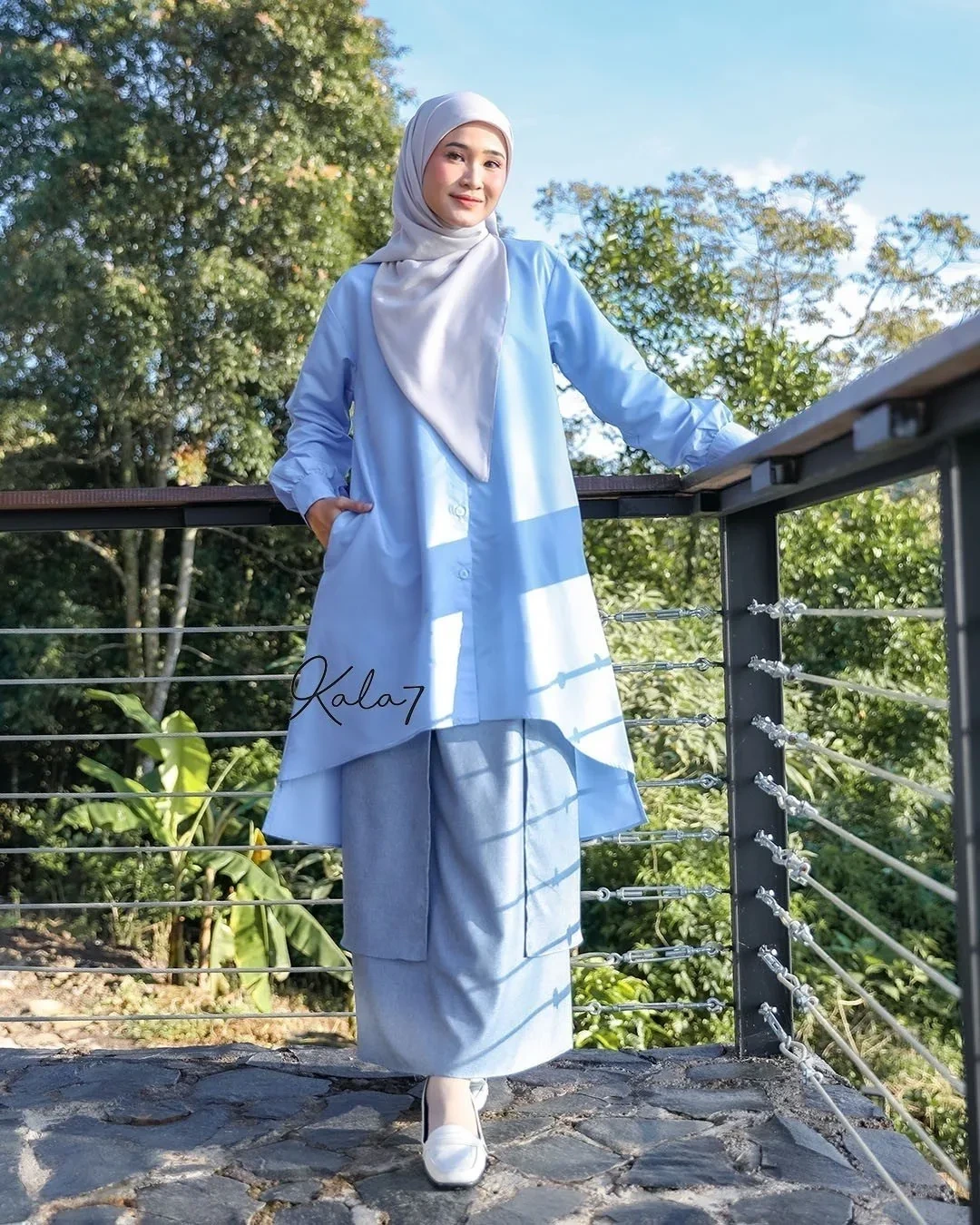 Zizara - Tunik Jazia Blue thumb 2