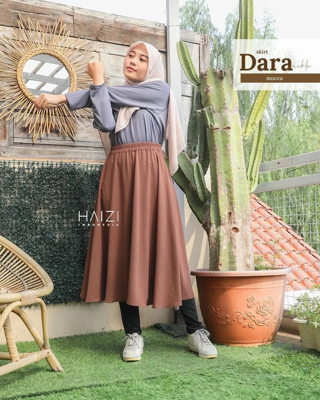 Zizara - Dara Skirt Mocca thumb 2