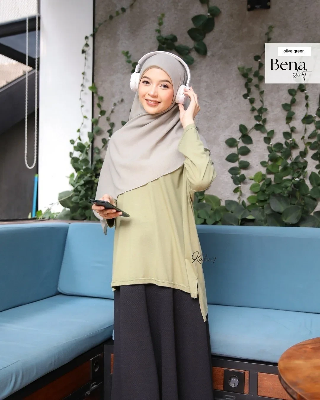 Zizara - Bena Shirt Olive Green thumb 2