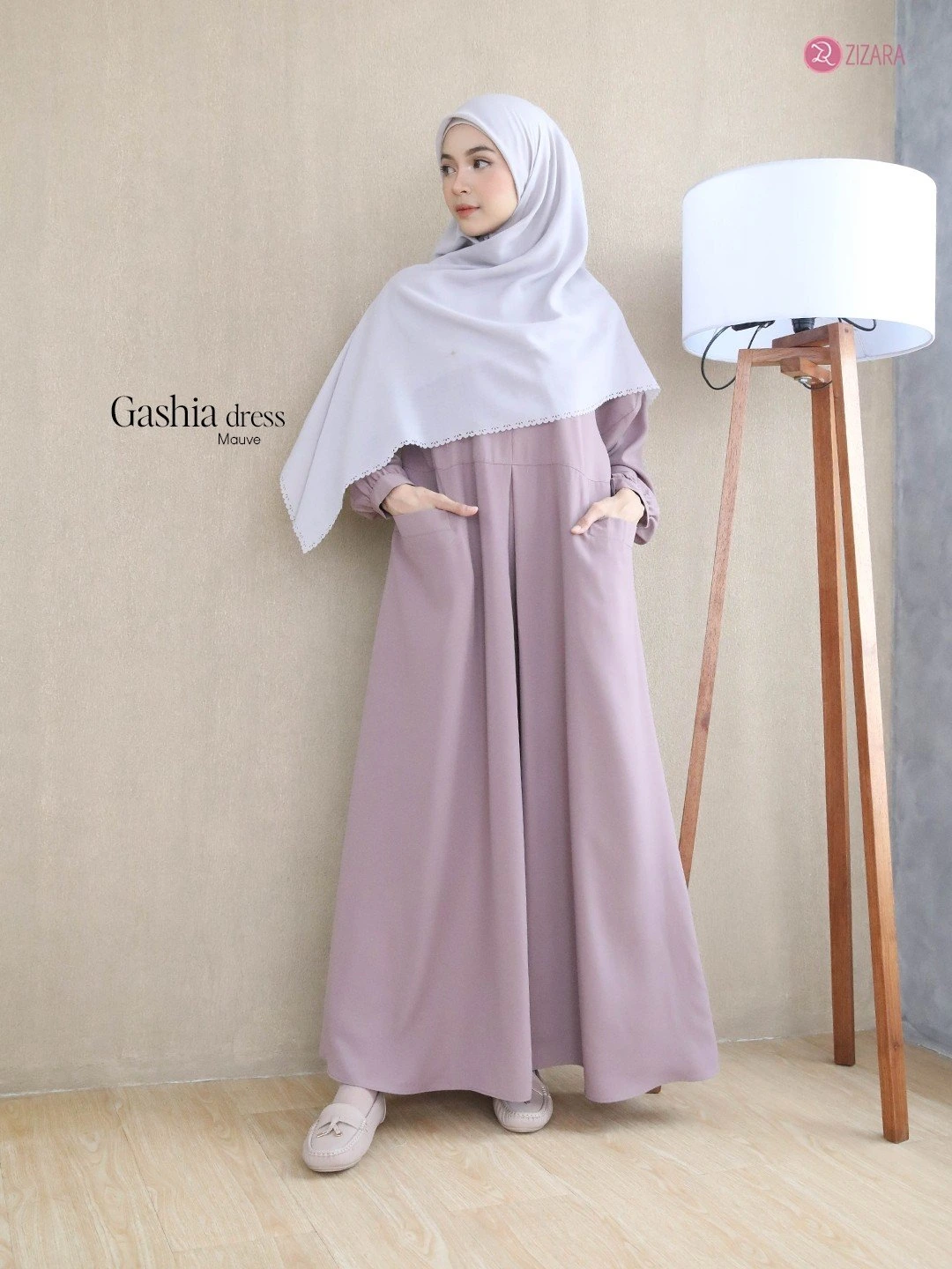 Zizara - Dress Gashia Mauve thumb 2
