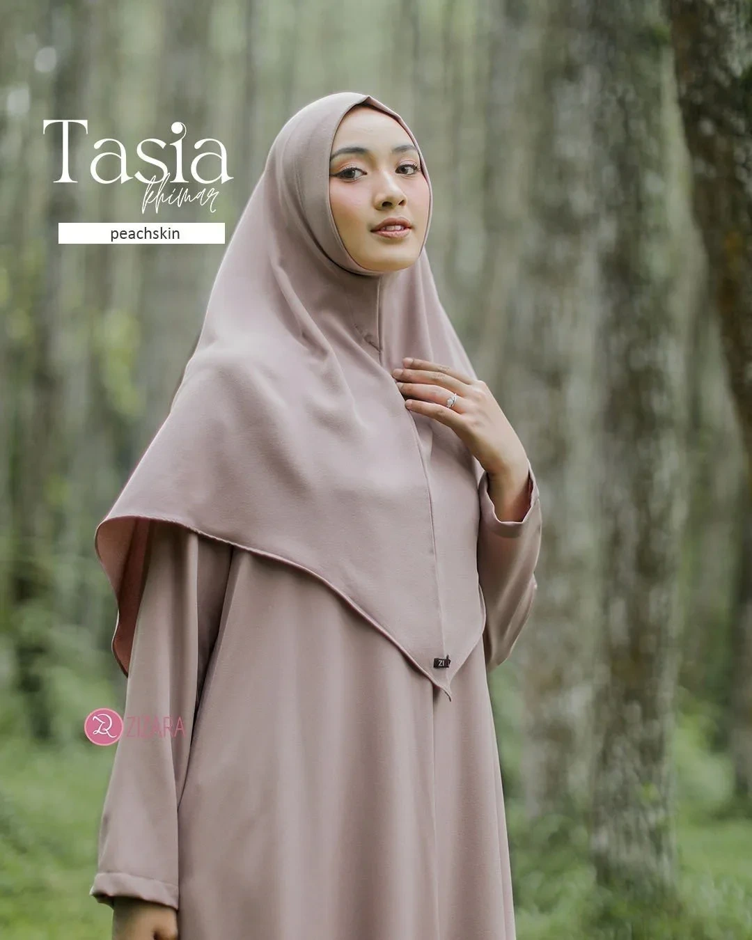 Zizara - Bergo Tasia Peach Skin thumb 2