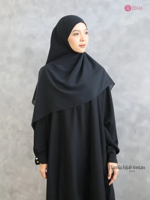 Zizara - Hamia Hijab Instant Black
