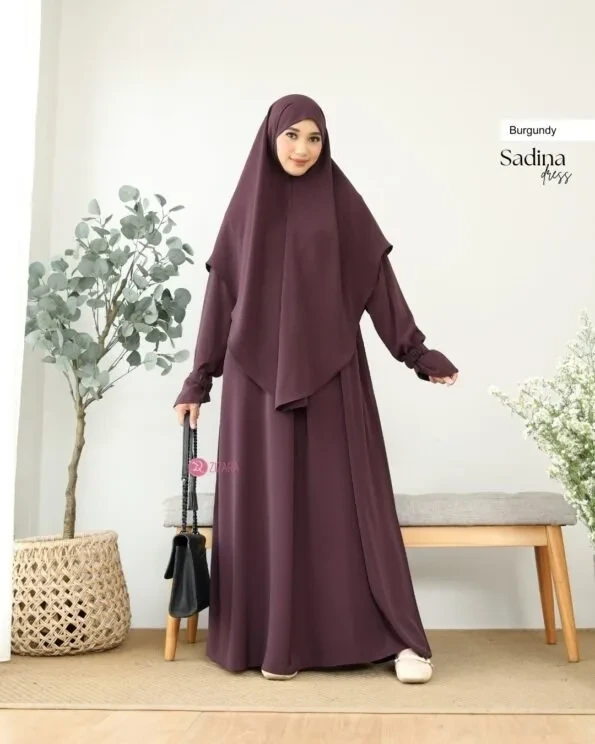 Zizara - Dress Sadina Burgundy