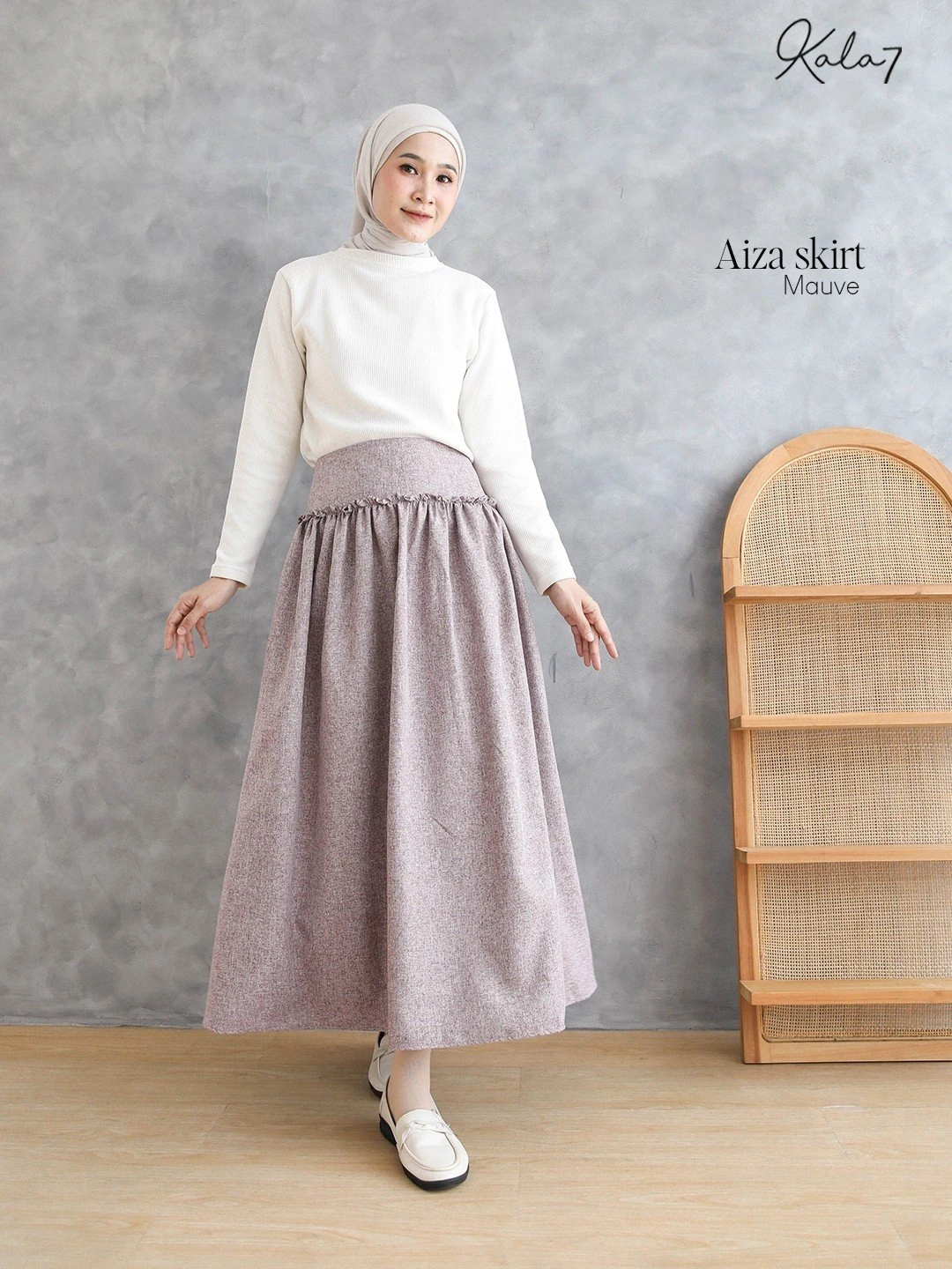 Zizara - Aiza Skirt Mauve thumb 2