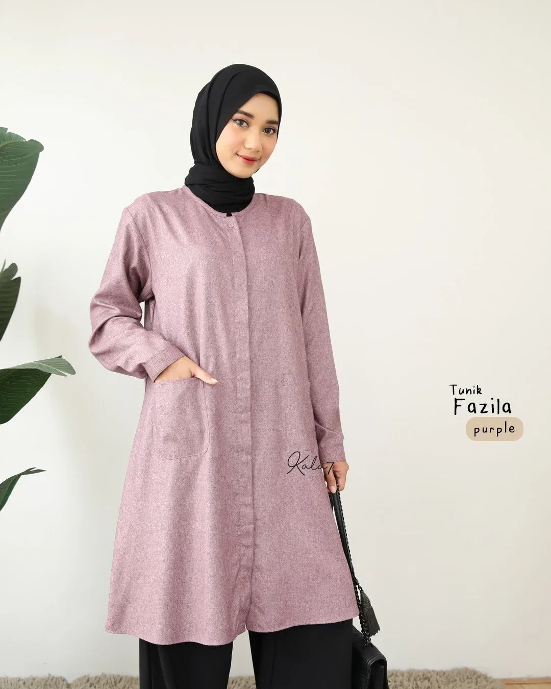 Zizara - Tunik Fazila Purple thumb 2