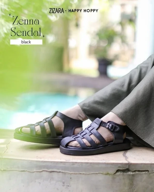 Zizara - [READY] Zenna Sandal Black