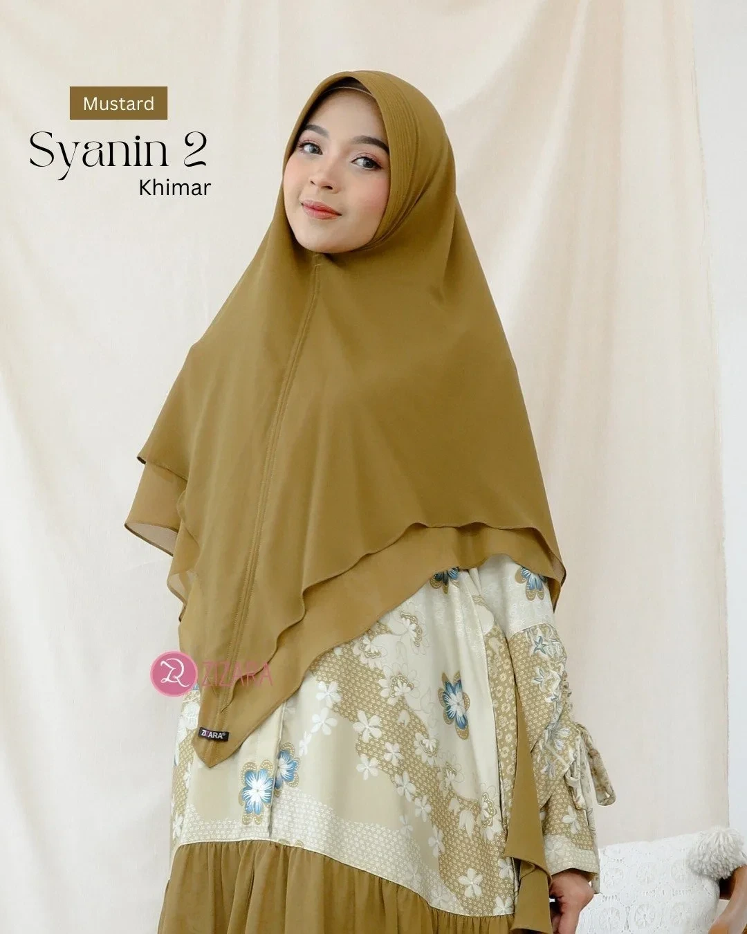 Zizara - Khimar Syanin2 Mustard thumb 2