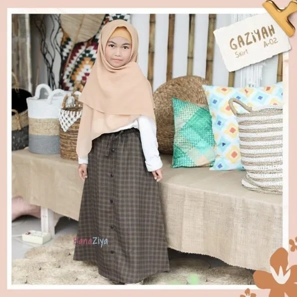 Zizara - Ghaziyah Skirt Kids A02