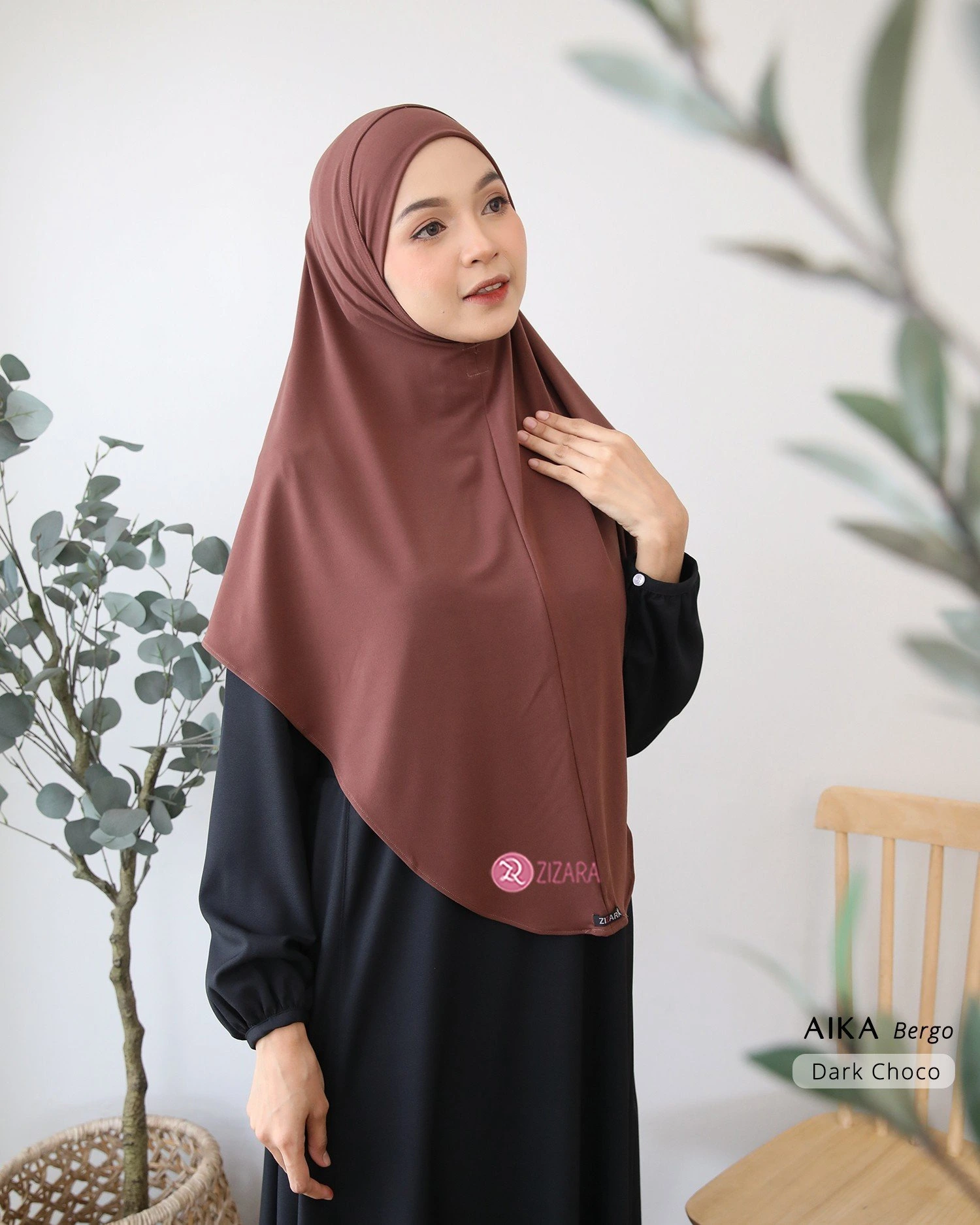 Zizara - Bergo Aika Dark Choco thumb 2