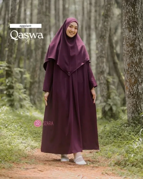 Zizara - Dress Qaswa Eggplant