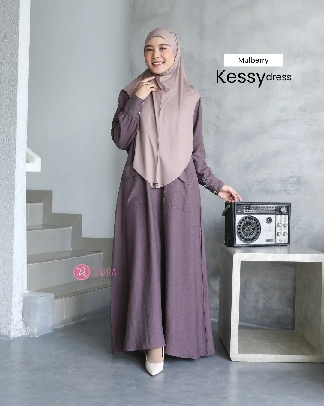 Zizara - Dress Kessy Mulberry thumb 2