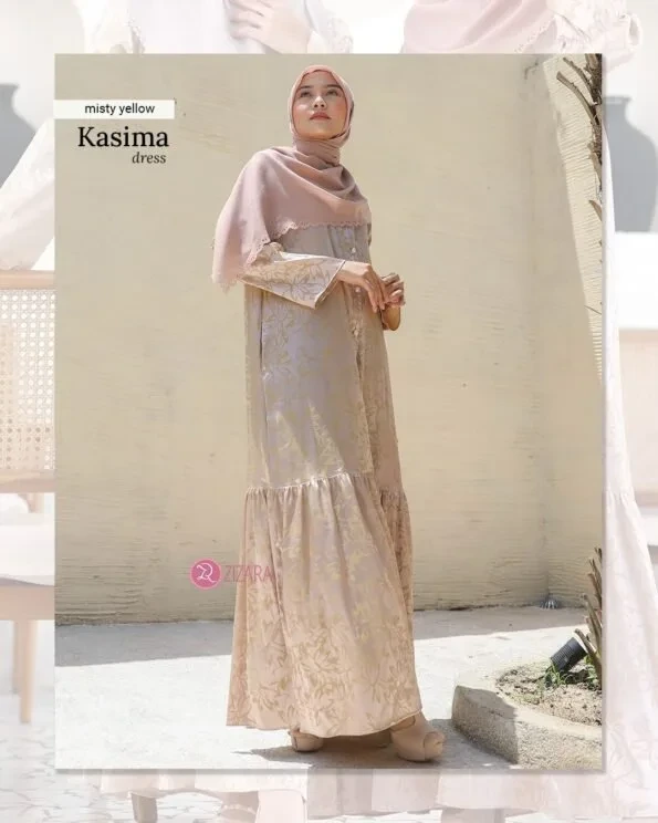 Zizara - Dress Kasima Misty Yellow