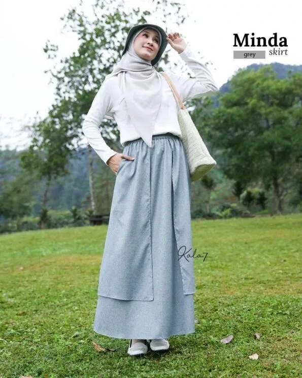 Zizara - Minda Skirt Grey