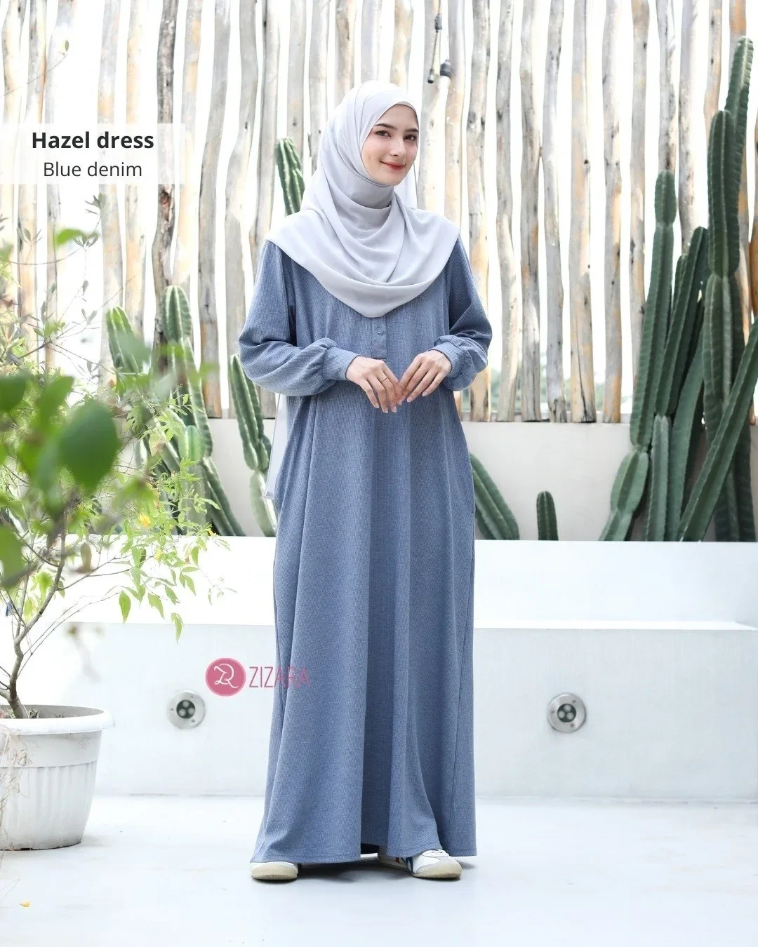 Zizara - Dress Hazel Blue Denim thumb 2