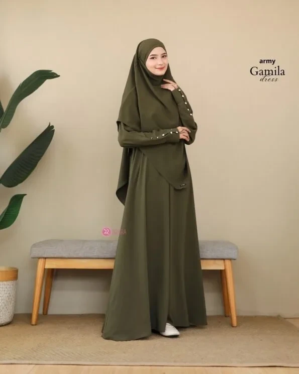 Zizara - Dress Gamila Army