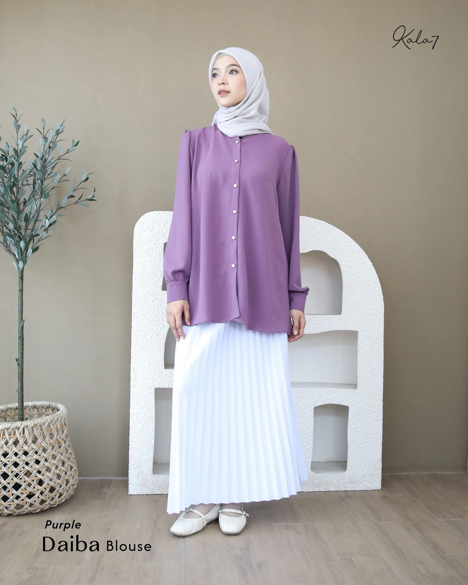Zizara - Blouse Daiba Purple thumb 2