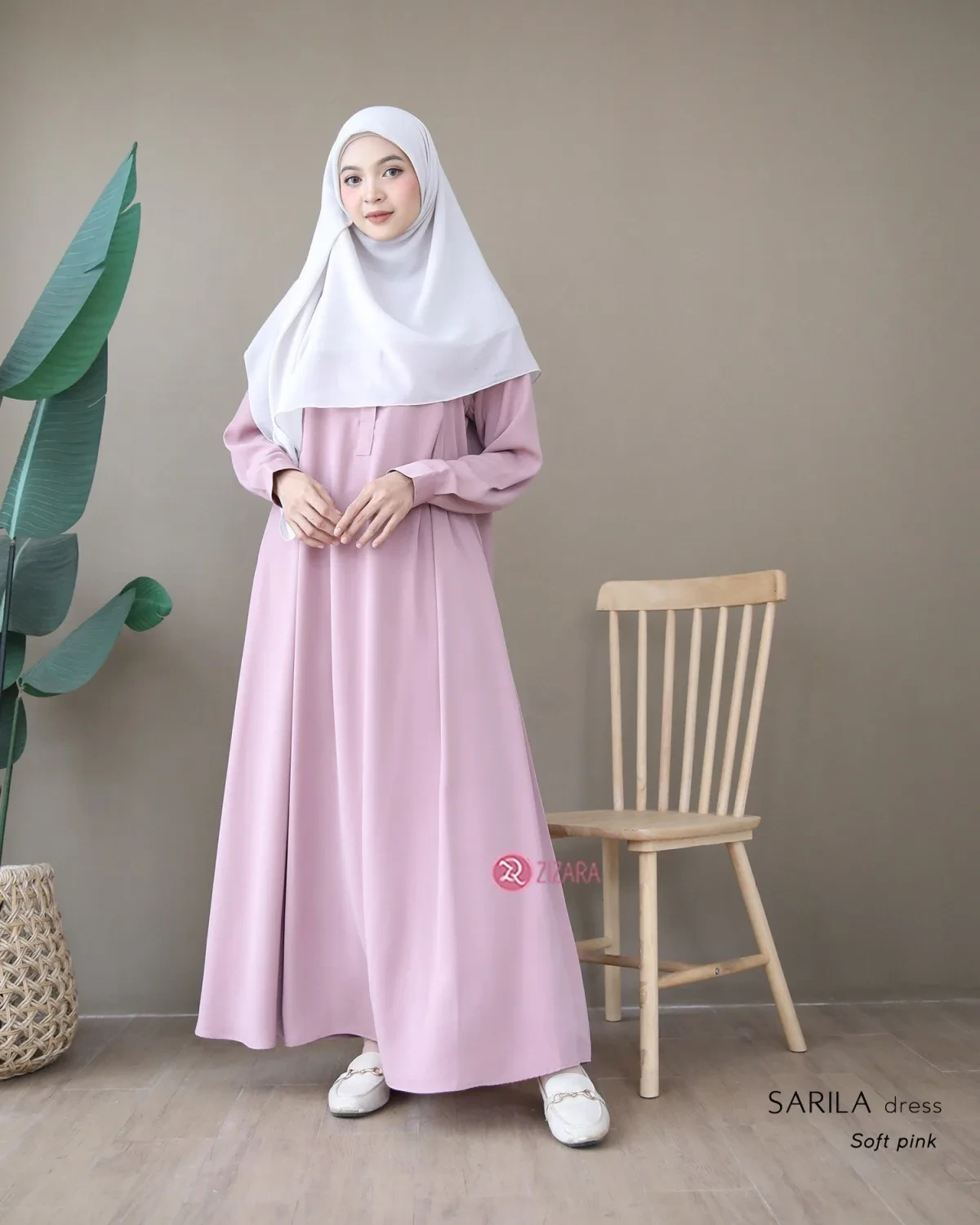 Zizara - Dress Sarila Soft Pink thumb 2