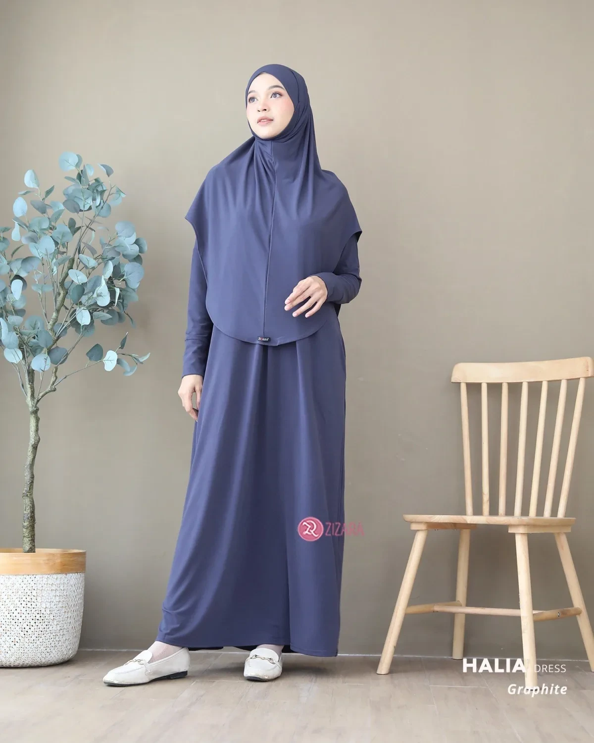 Zizara - Dress Halia Graphite thumb 2