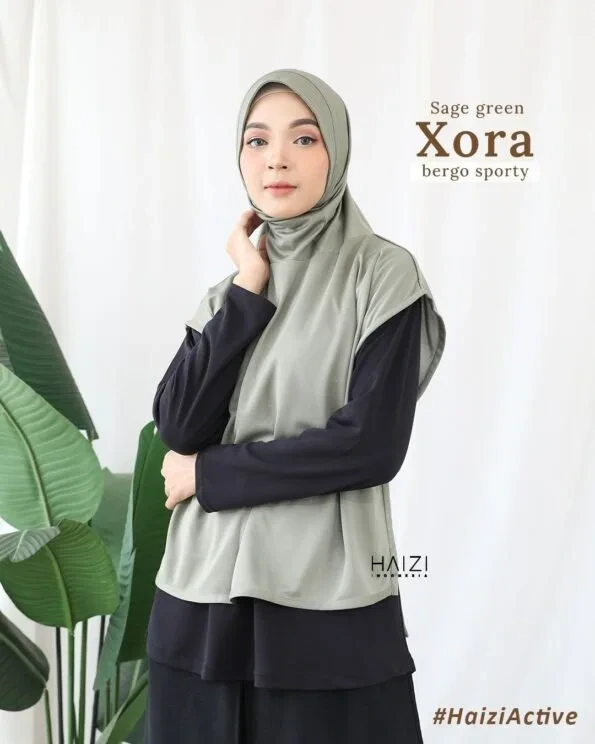Zizara - Bergo Xora Sage Green