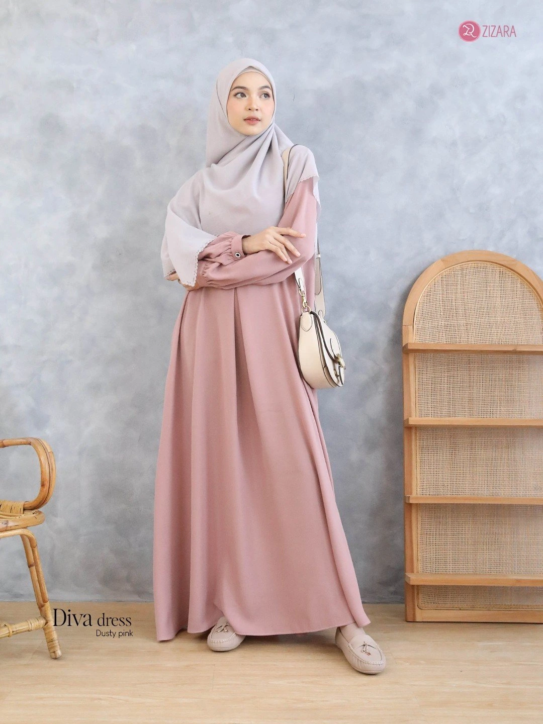 Zizara - Dress Diva Dusty Pink thumb 2