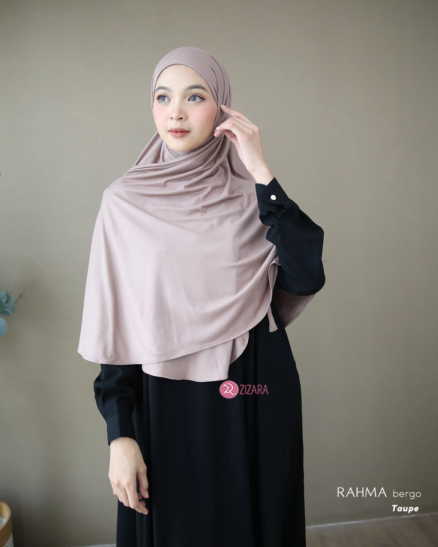 Zizara - Bergo Rahma2 Taupe thumb 2