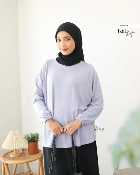 Zizara - Izati Shirt Soft Blue