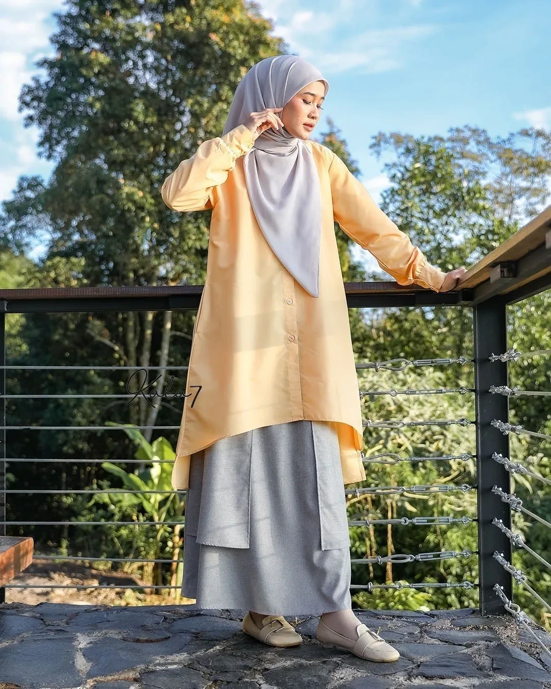 Zizara - Tunik Jazia Yellow thumb 2