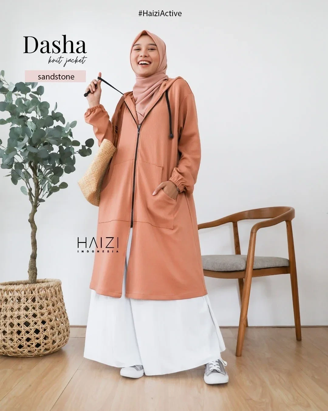 Zizara - Dasha Knit Jacket Sandstone thumb 2