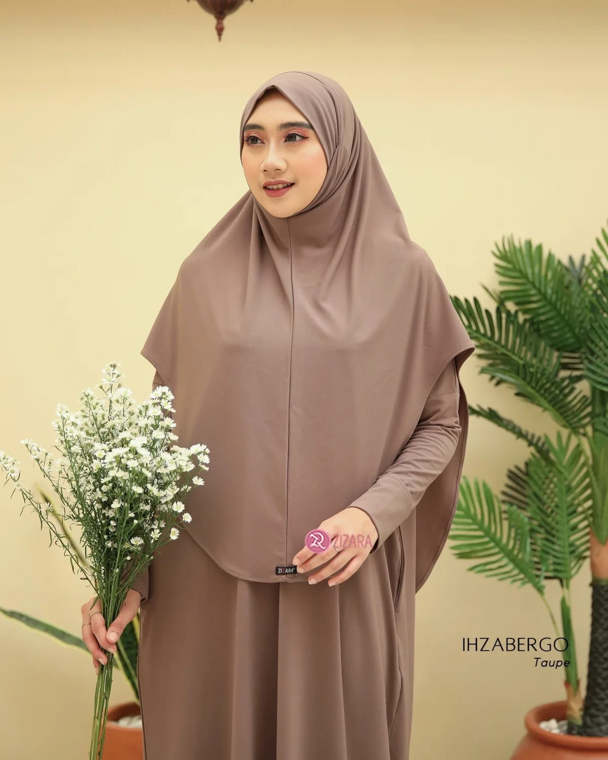 Zizara - Bergo Ihza Taupe thumb 2