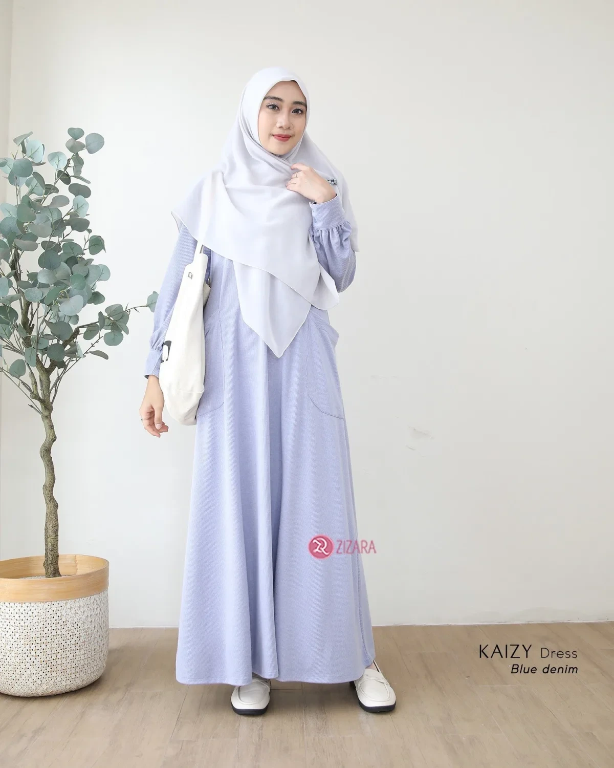 Zizara - Dress Kaizy Blue Denim thumb 2