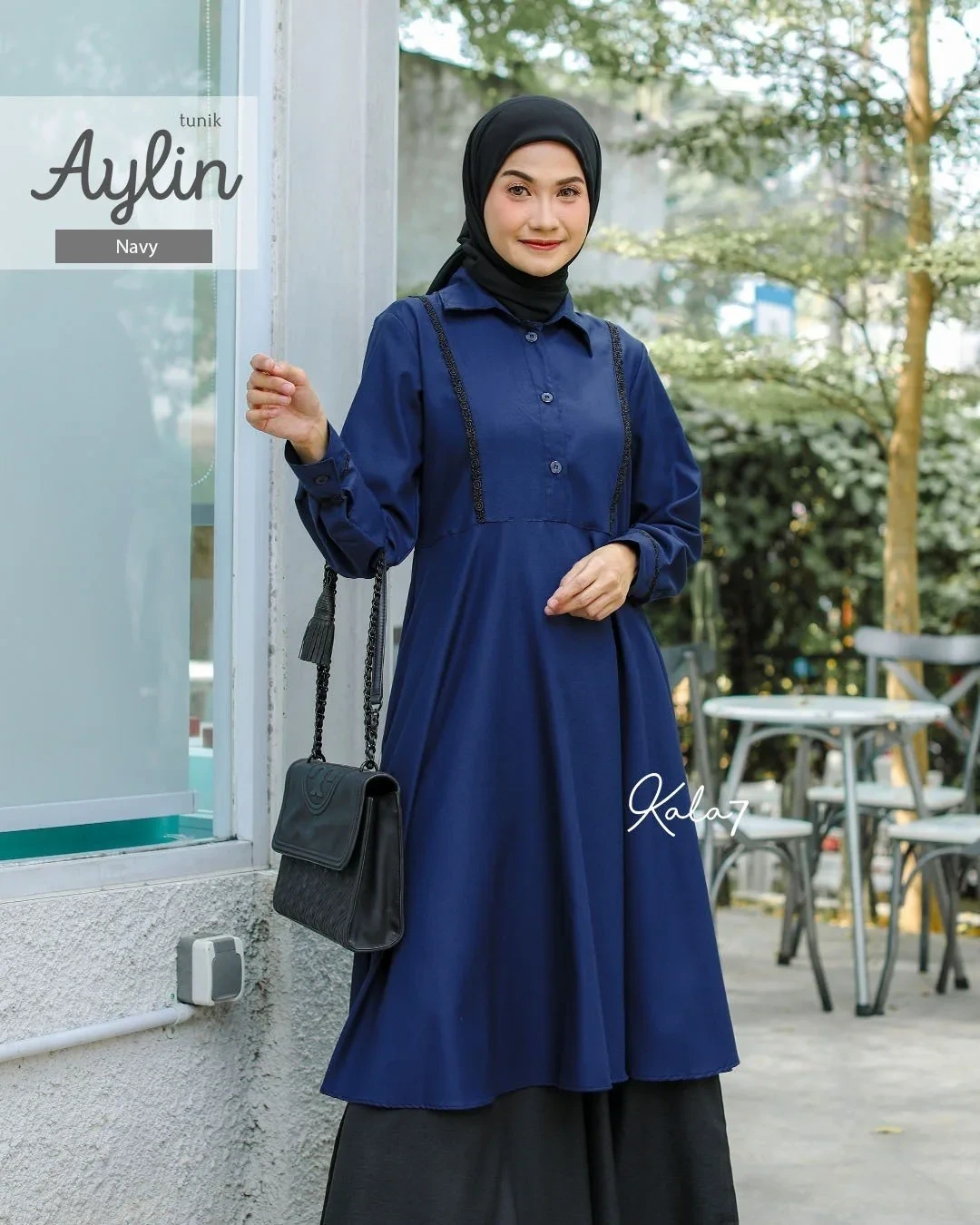 Zizara - Tunik Aylin Navy thumb 2