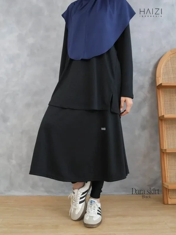 Zizara - Dara Skirt Dry Fit Black