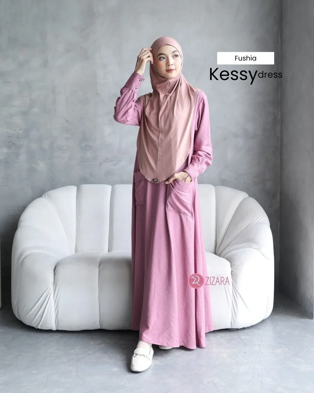 Zizara - Dress Kessy Fuschia thumb 2