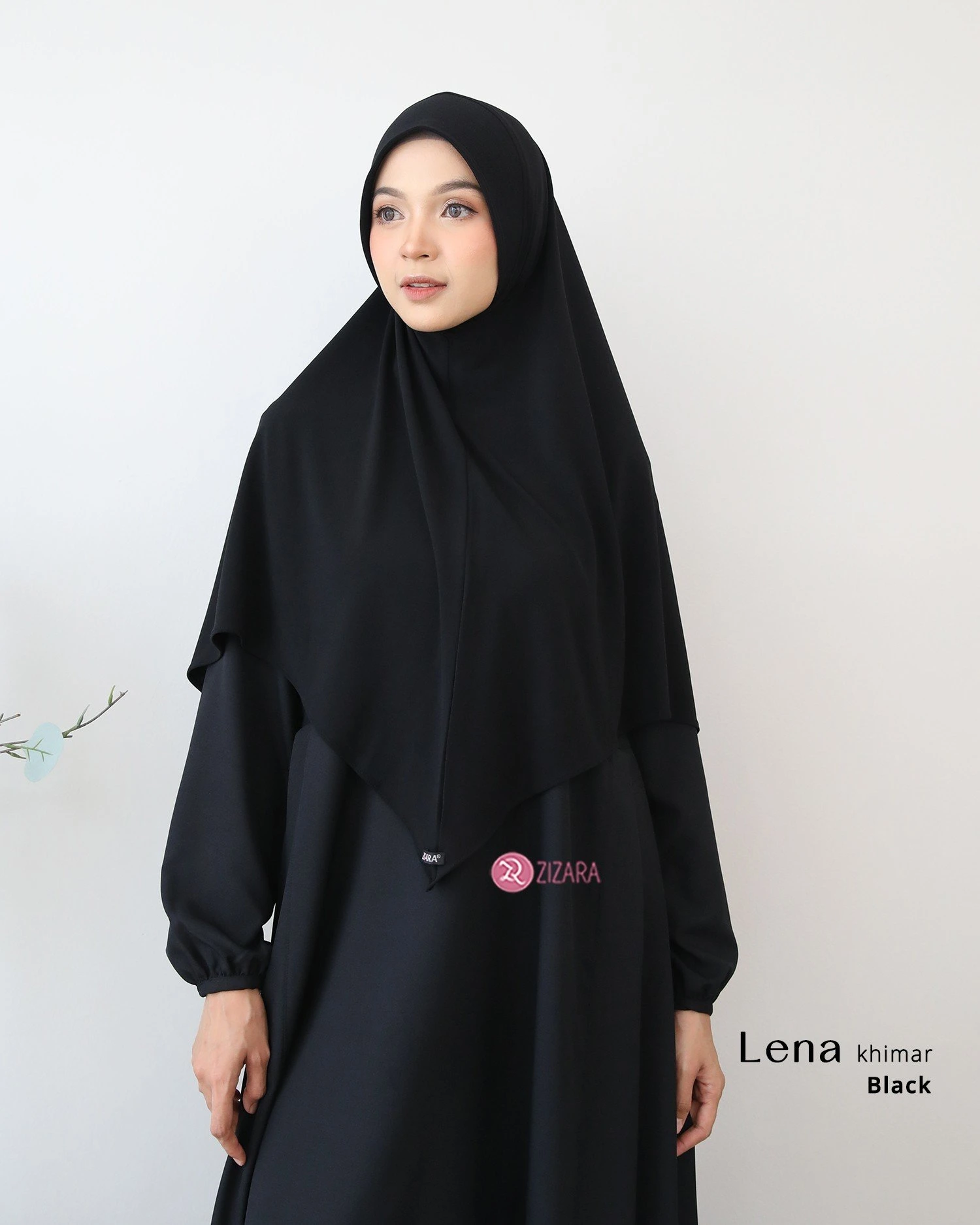 Zizara - Khimar Lenna Black thumb 2