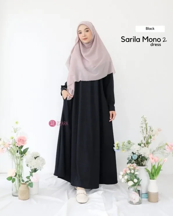 Zizara - Dress Sarila Mono2 Black