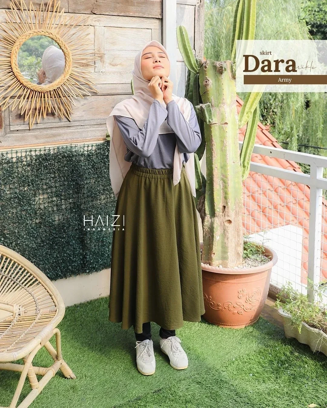 Zizara - Dara Skirt Army thumb 2