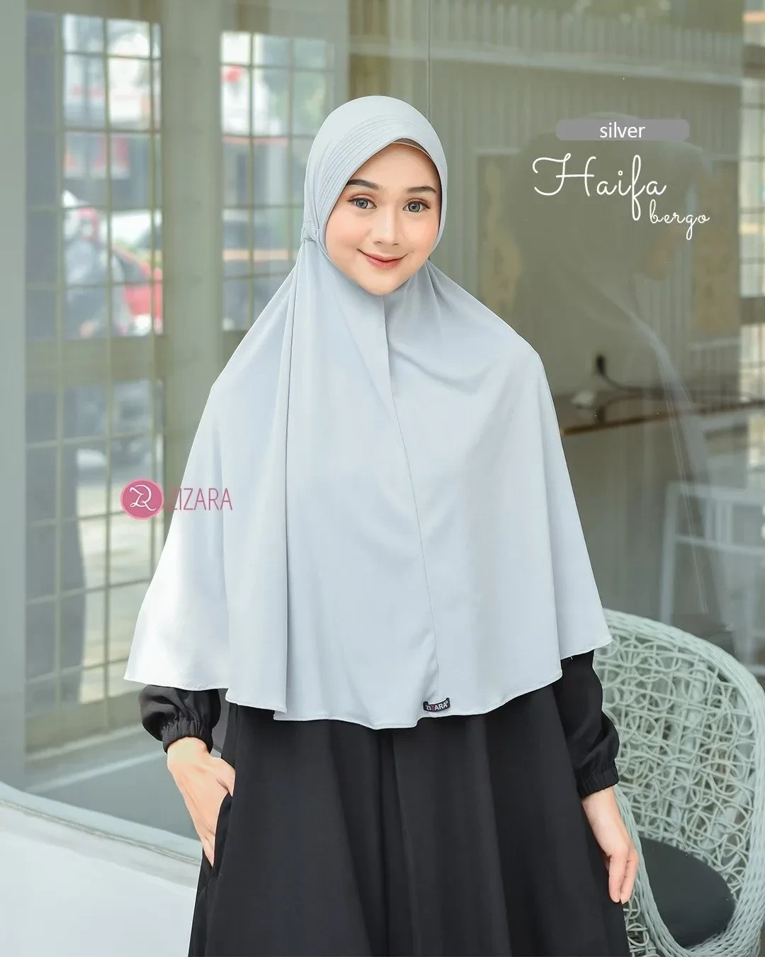 Zizara - Bergo Haifa Silver thumb 2
