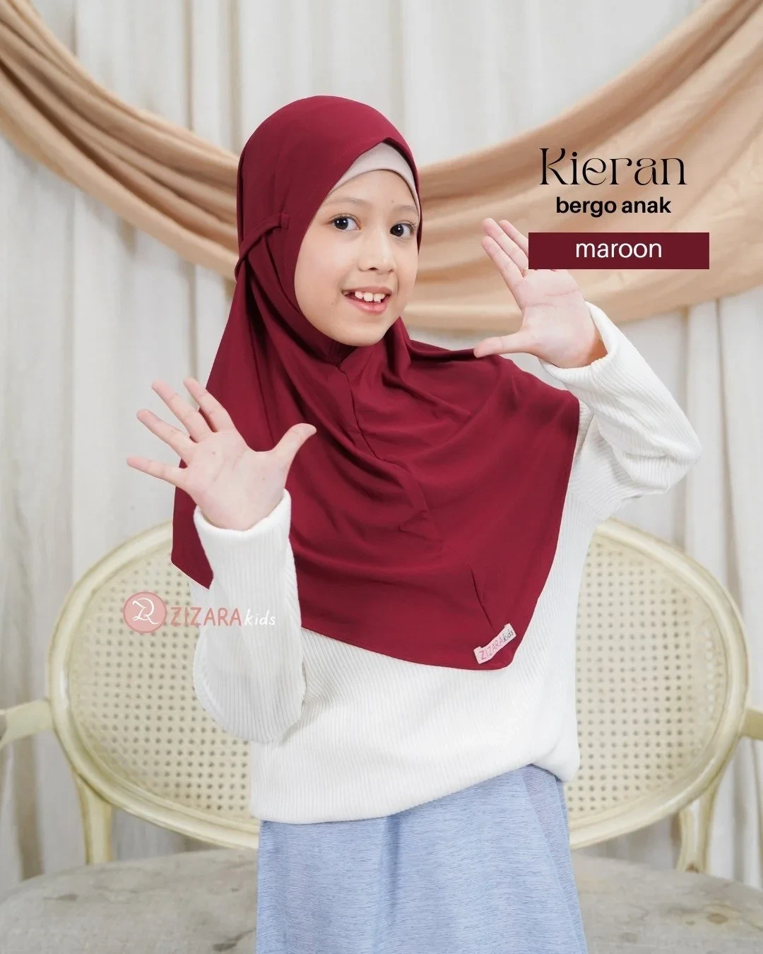 Zizara - Bergo Kieran Maroon thumb 2