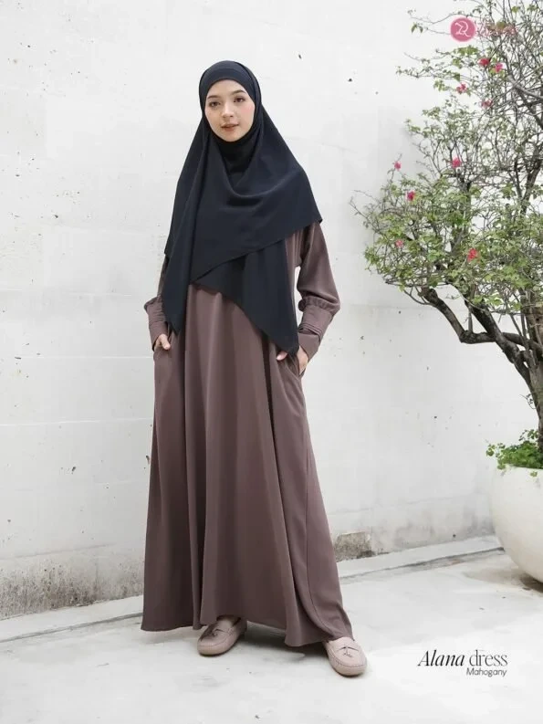Zizara - Dress Alana Mahogany