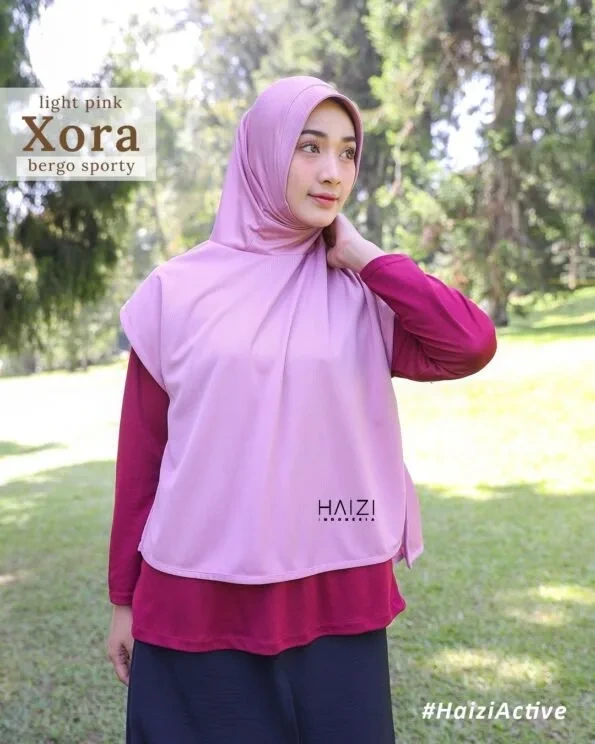 Zizara - Bergo Xora Light Pink