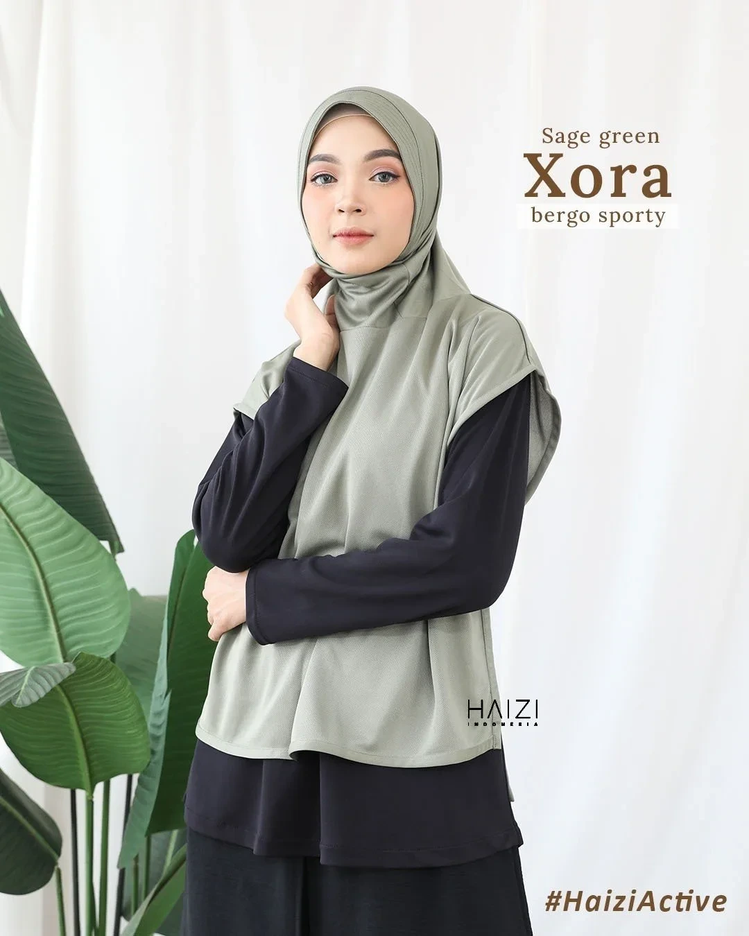 Zizara - Bergo Xora Sage Green thumb 2