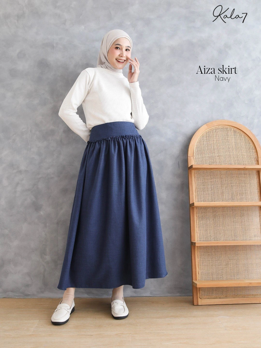 Zizara - Aiza Skirt Navy thumb 2