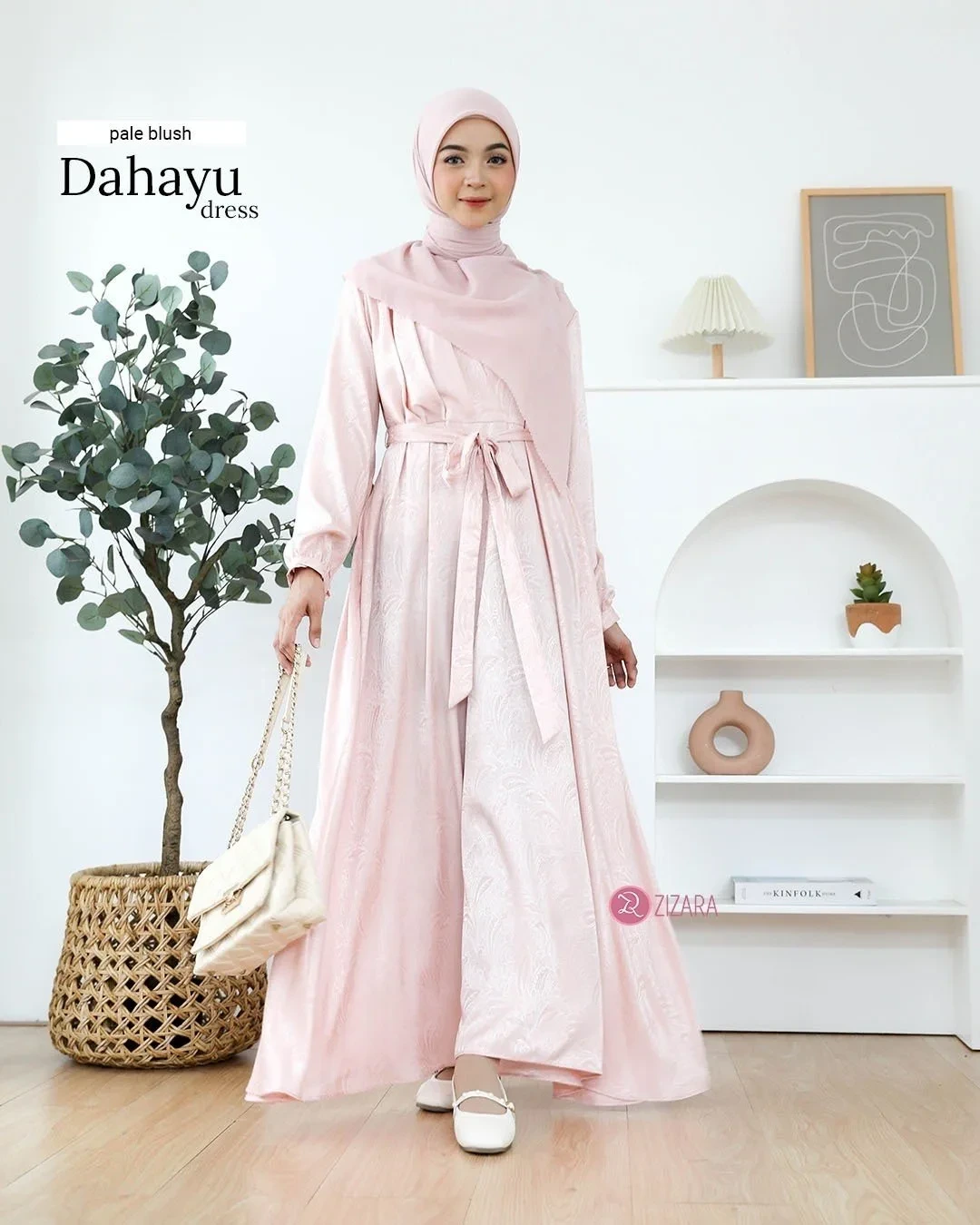 Zizara - Dress Dahayu Pale Blush thumb 2