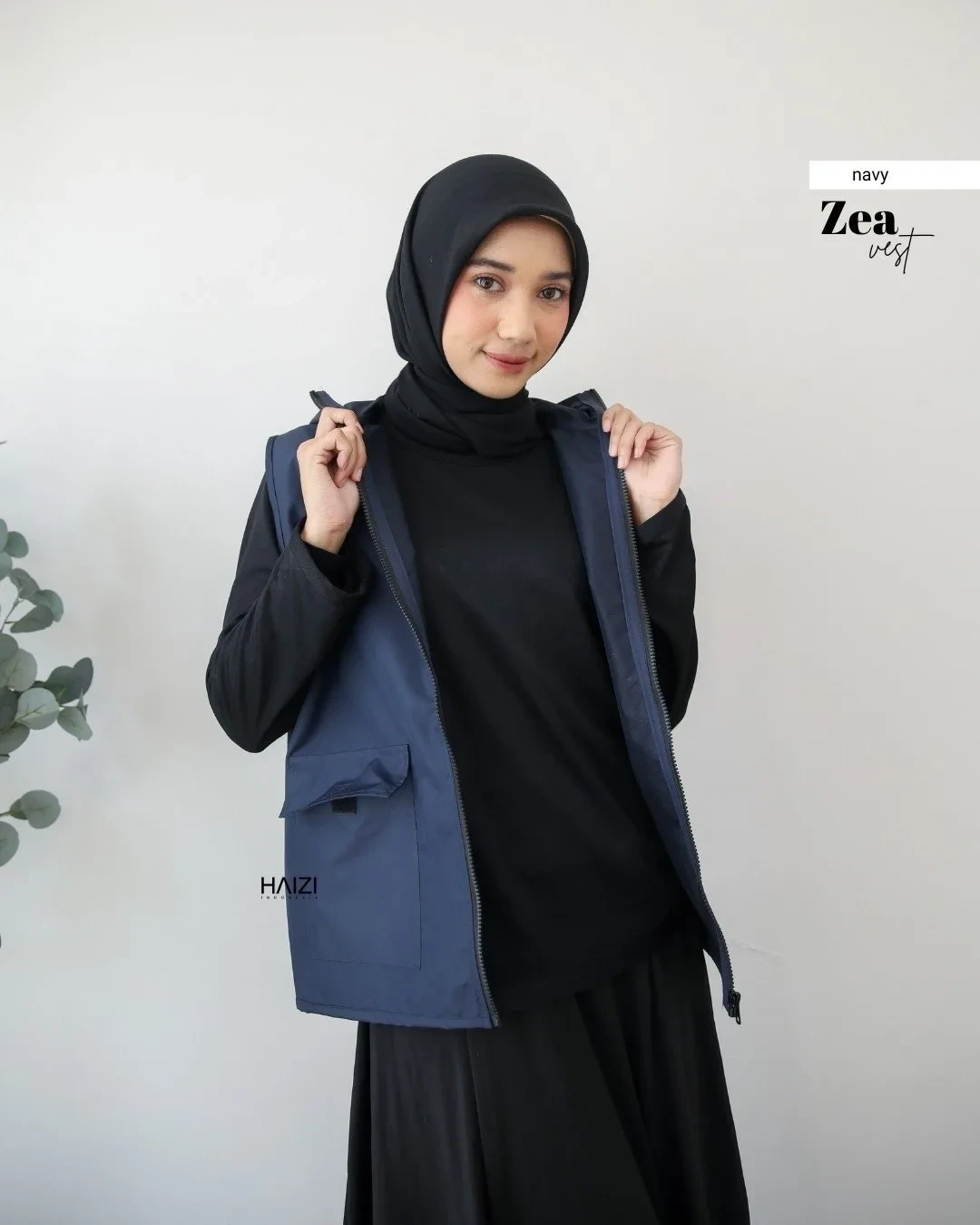 Zizara - Zea Vest Navy thumb 2