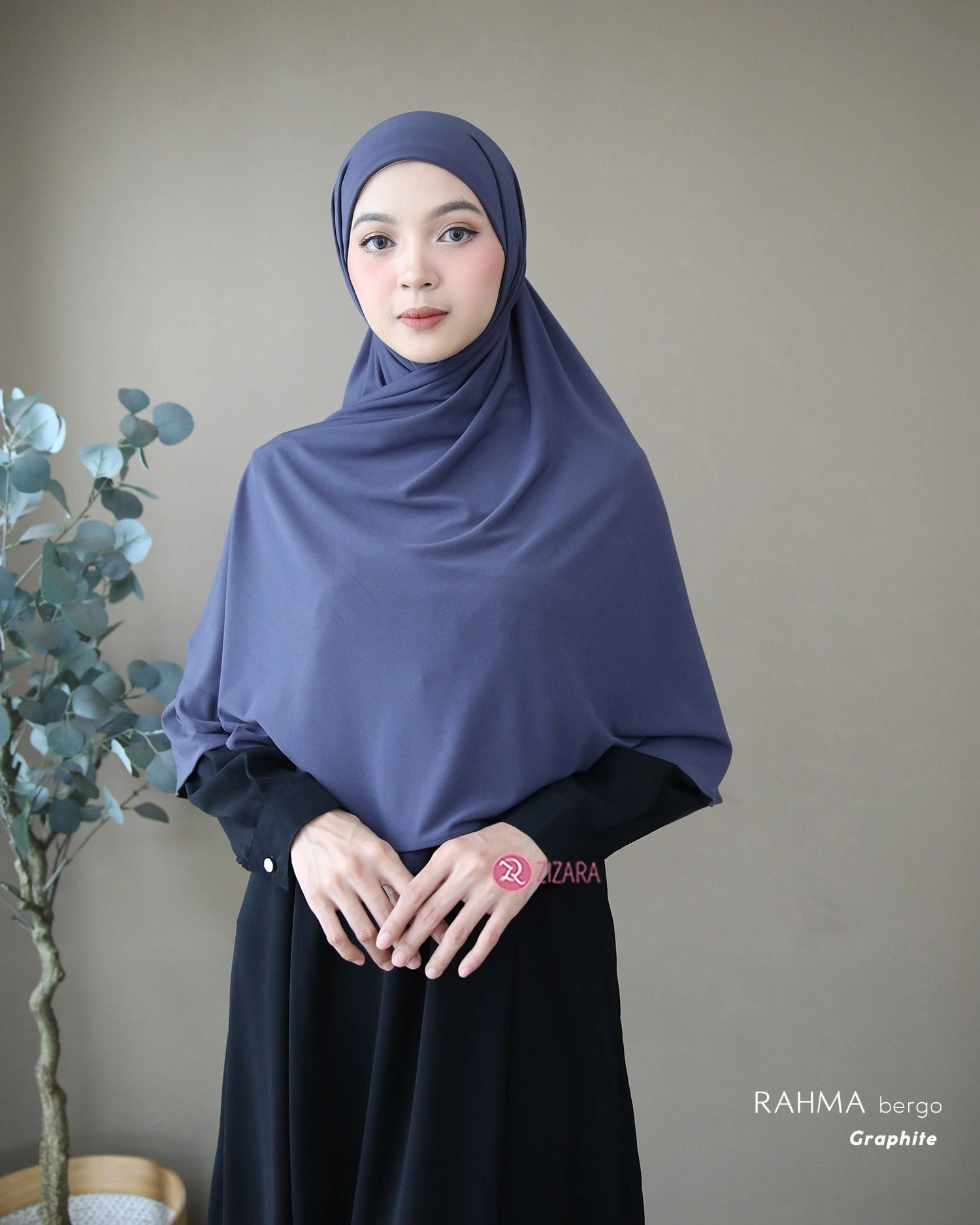 Zizara - Bergo Rahma Graphite thumb 2